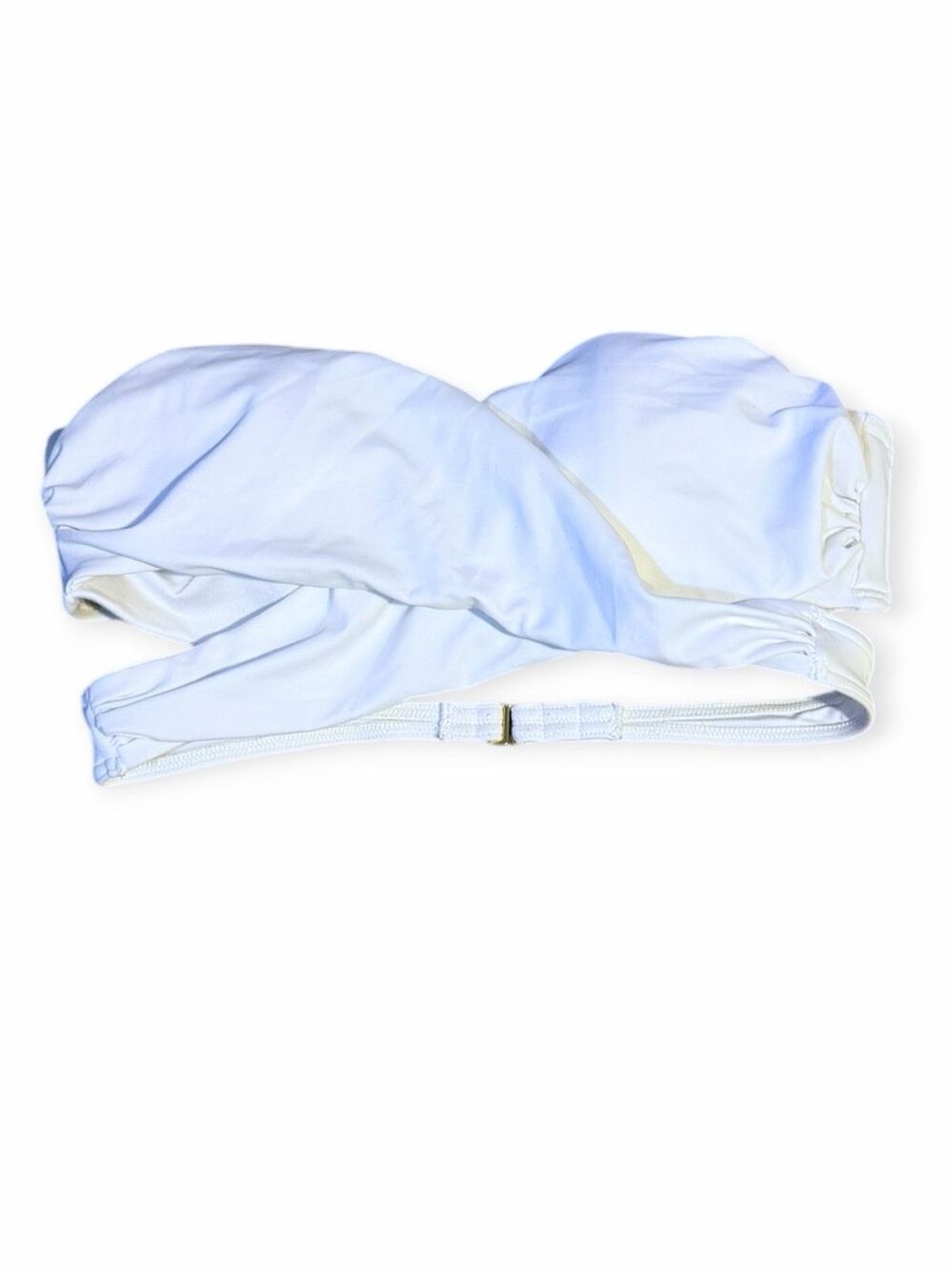 VICTORIA’S SECRET Twist Push-Up Bandeau Bikini Top White 34B